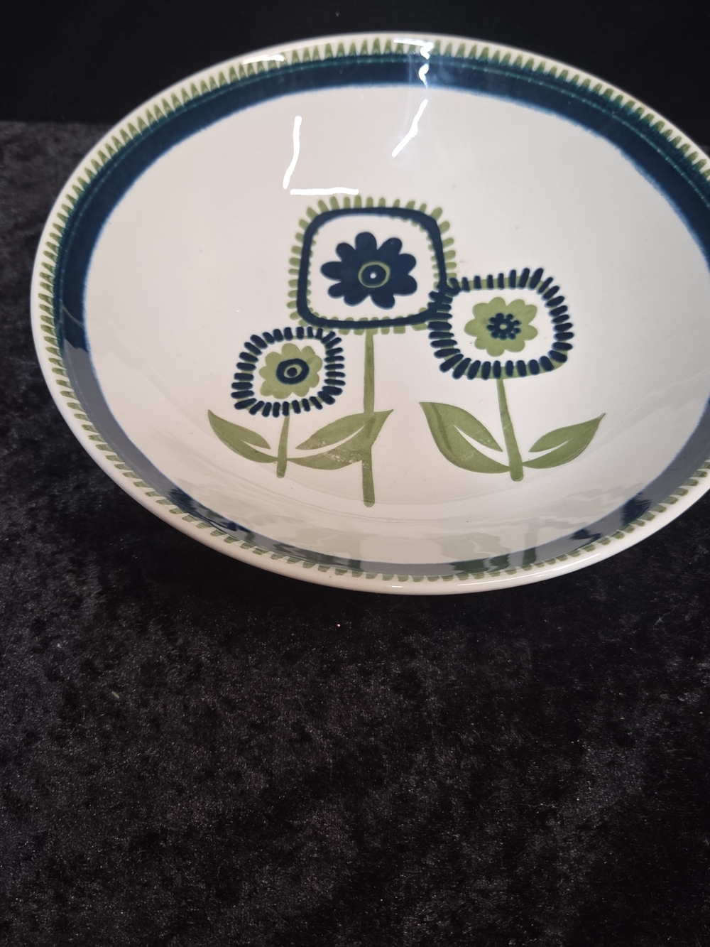 MCM Royal China Royal-Ironstone 9" Bowl "Triple Threat" Cavalier Vintage